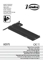 Virutex UC317S Operating Instructions Manual preview