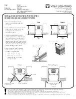 Preview for 5 page of Visa Lighting Linesse CV2424 Installation Instructions Manual