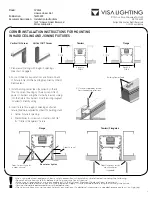 Preview for 9 page of Visa Lighting Linesse CV2424 Installation Instructions Manual