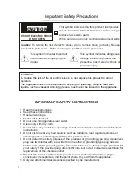 Preview for 2 page of Visco VSC-37V3 Operating Instructions Manual