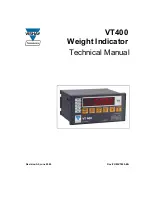 Preview for 1 page of Vishay VT400 Technical Manual