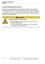 Preview for 10 page of Vision & Control 1-47-112 Instructions For Use Manual