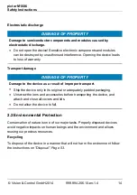 Preview for 14 page of Vision & Control 4-20-193 Instructions For Use Manual