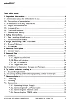 Preview for 4 page of Vision & Control 4-20-327 Instructions For Use Manual