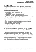 Preview for 7 page of Vision & Control SLE-150-G530-P-SL Instructions For Use Manual