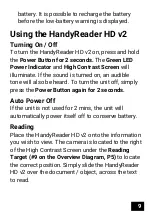 Preview for 10 page of VisionAid HandyReader HD v2 User Manual