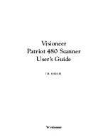 Preview for 2 page of Visioneer Patriot 480 User Manual