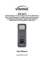 Preview for 1 page of Visionis VIS-3013 User Manual