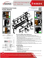 Visionis VIS-ML300LED-BL Installation & User Manual preview