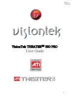 VisionTek Theater 550 PRO User Manual preview