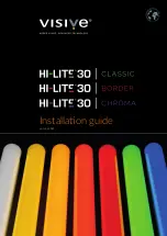 Visive Hi-Lite 30 Border Installation Manual preview