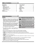 Preview for 2 page of Vissani 1005657180 Use And Care Manual