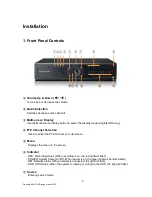 Preview for 9 page of Vista QP960H Installation And User Manual