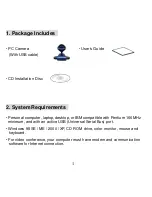 Preview for 3 page of VistaQuest PC130B User Manual