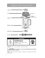 Preview for 6 page of Vitamix 3600 Container Use And Care Manual