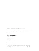 Preview for 16 page of Vitamix 3600 Container Use And Care Manual