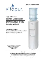 vitapur VWD2266W Use & Care Manual preview