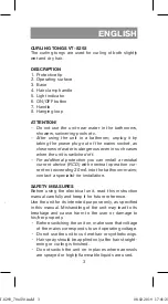 Preview for 3 page of Vitek VT-8293 Manual Instruction