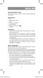 Preview for 3 page of Vitek VT-8295 Manual Instruction