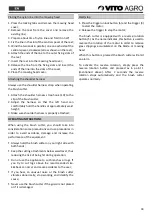 Preview for 33 page of Vito Agro VIBCRSBSFL40 Instruction Manual