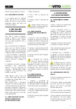 Preview for 11 page of Vito Agro VIMB12TA Instruction Manual