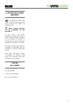 Preview for 13 page of Vito Agro VIMB12TA Instruction Manual