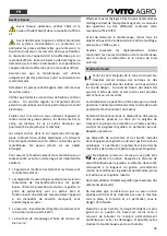 Preview for 59 page of Vito Agro VIMEDTD7A Instruction Manual