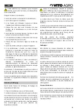 Preview for 61 page of Vito Agro VIMEDTD7A Instruction Manual