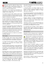 Preview for 25 page of Vito Agro VIMETD7 Instruction Manual