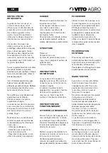 Preview for 7 page of Vito Agro VIPUB58 Instruction Manual