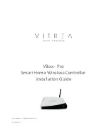 Preview for 1 page of Vitrea VT-MAN-INS-VBox-Pro Installation Manual