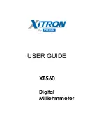 Preview for 1 page of Vitrek XiTRON XT560 User Manual