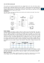 Preview for 27 page of Vitrifrigo ND35H2O Installation Use And Assistance Manual