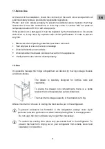 Preview for 31 page of Vitrifrigo SLIM 150 Installation Use And Assistance Manual