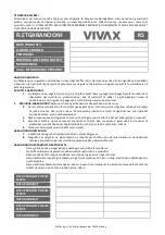 Preview for 84 page of Vivax BS-650 Instruction Manual