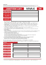 Preview for 61 page of Vivax IR-2200CC User Manual