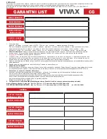 Preview for 48 page of Vivax SJ-150 User Manual