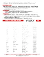 Preview for 50 page of Vivax SJ-150 User Manual