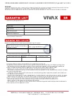 Preview for 52 page of Vivax SJ-150 User Manual