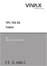 Preview for 63 page of Vivax TPC-703 3G Instruction Manual