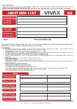 Preview for 43 page of Vivax VF-157 WH User Manual