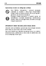 Preview for 40 page of Vivax VL- 235 W Instruction Manual