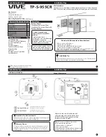 Vive Comfort TP-S-955CR Installation Manual preview