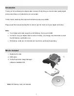 Preview for 3 page of Vivitar 39056 Digital Camera User Manual