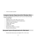 Preview for 6 page of Vivitar DVR-518 User Manual