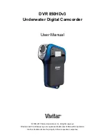 Vivitar DVR 850HDV3 User Manual preview