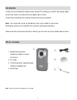 Preview for 3 page of Vivitar iTwist DVR 614HD User Manual