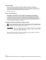 Preview for 2 page of Vivitek D86x Series User Manual