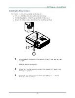 Preview for 21 page of Vivitek D925TX User Manual