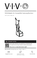 Preview for 1 page of Vivo VESA MOUNT-SGT55 Instruction Manual